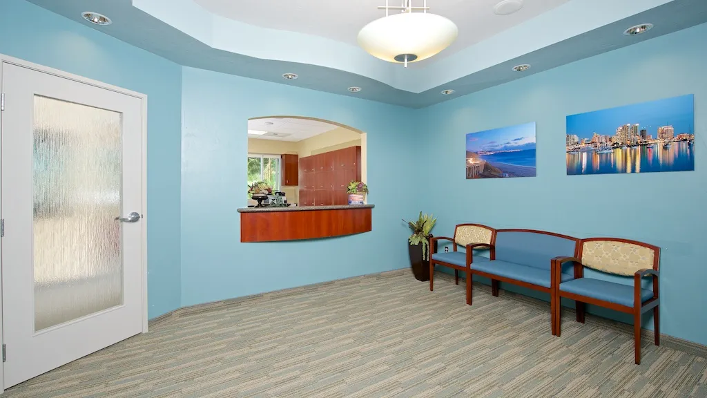 Reception area San Diego Prosthodontics Office
